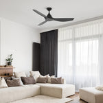 Load image into Gallery viewer, Aeroflow Elevind 132cm 52inch DC Ceiling Fan - Black