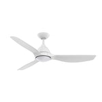 Load image into Gallery viewer, Aeroflow Skywave 132cm 52inch DC Ceiling Fan with LED - White