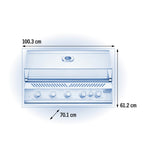 Load image into Gallery viewer, Napoleon Built in 700 Series LPG 38" with Rear Burner + Lights - BIG38RBIPSS-1-AU
