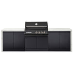 Load image into Gallery viewer, Crossray Xplor Gas BBQ Outdoor Kitchen GD4KW-07 - Black