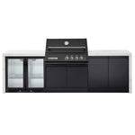 Load image into Gallery viewer, Crossray Xplor Gas BBQ Outdoor Kitchen GD4KW-11 - Black