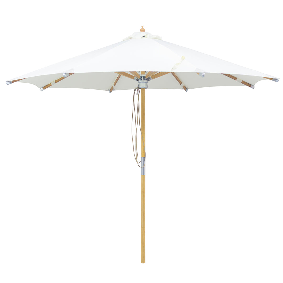 Billy Fresh 3m Deluxe Bamboo Umbrella - Cream