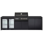 Load image into Gallery viewer, Crossray Xplor Bas BBQ Outdoor Kitchen GD4KB-05 - Black