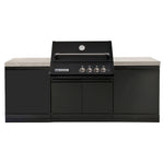 Load image into Gallery viewer, Crossray Xplor Mini Gas BBQ Kitchen GD4XKBLK-2 - Black