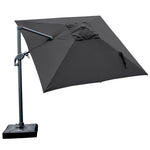 Load image into Gallery viewer, Amalfi 3x3m Cantilever Umbrella with Water Base - Dark Grey