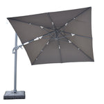 Load image into Gallery viewer, Amalfi 3x3m Cantilever Umbrella with Water Base - Dark Grey