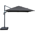 Load image into Gallery viewer, Amalfi 3x3m Cantilever Umbrella with Water Base - Dark Grey