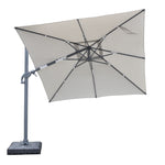 Load image into Gallery viewer, Amalfi 3x3m Cantilever Umbrella with Water Base - Light Grey