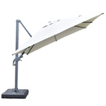 Load image into Gallery viewer, Amalfi 3x3m Cantilever Umbrella with Water Base - Light Grey