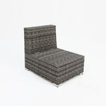 Load image into Gallery viewer, Amani 7pc Storage Lounge w/ Dining Table - Grey