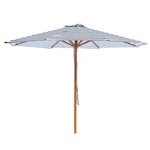 Load image into Gallery viewer, Billy Fresh 3m Timber-Look Aluminium Aruba Umbrella - Black