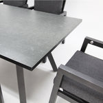 Load image into Gallery viewer, Athena 7pc Recline Dining Setting - Black