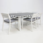 Load image into Gallery viewer, Athena Dallas 7pc Dining Setting - White