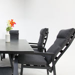 Load image into Gallery viewer, Athens 7pc Reclining Dining Setting - Gunmetal