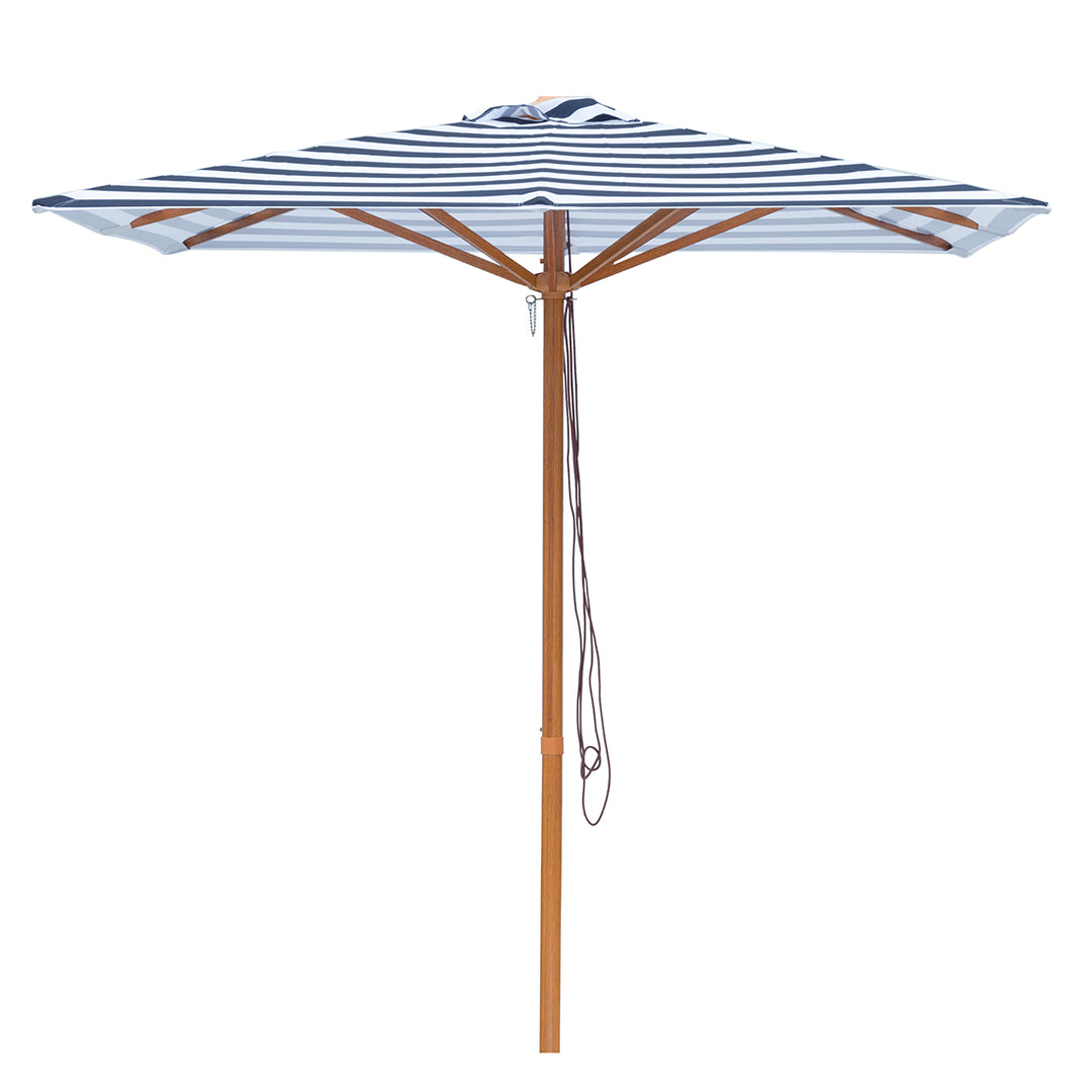 Billy Fresh 2m Timber-Look Aluminium Bahamas Umbrella - Navy