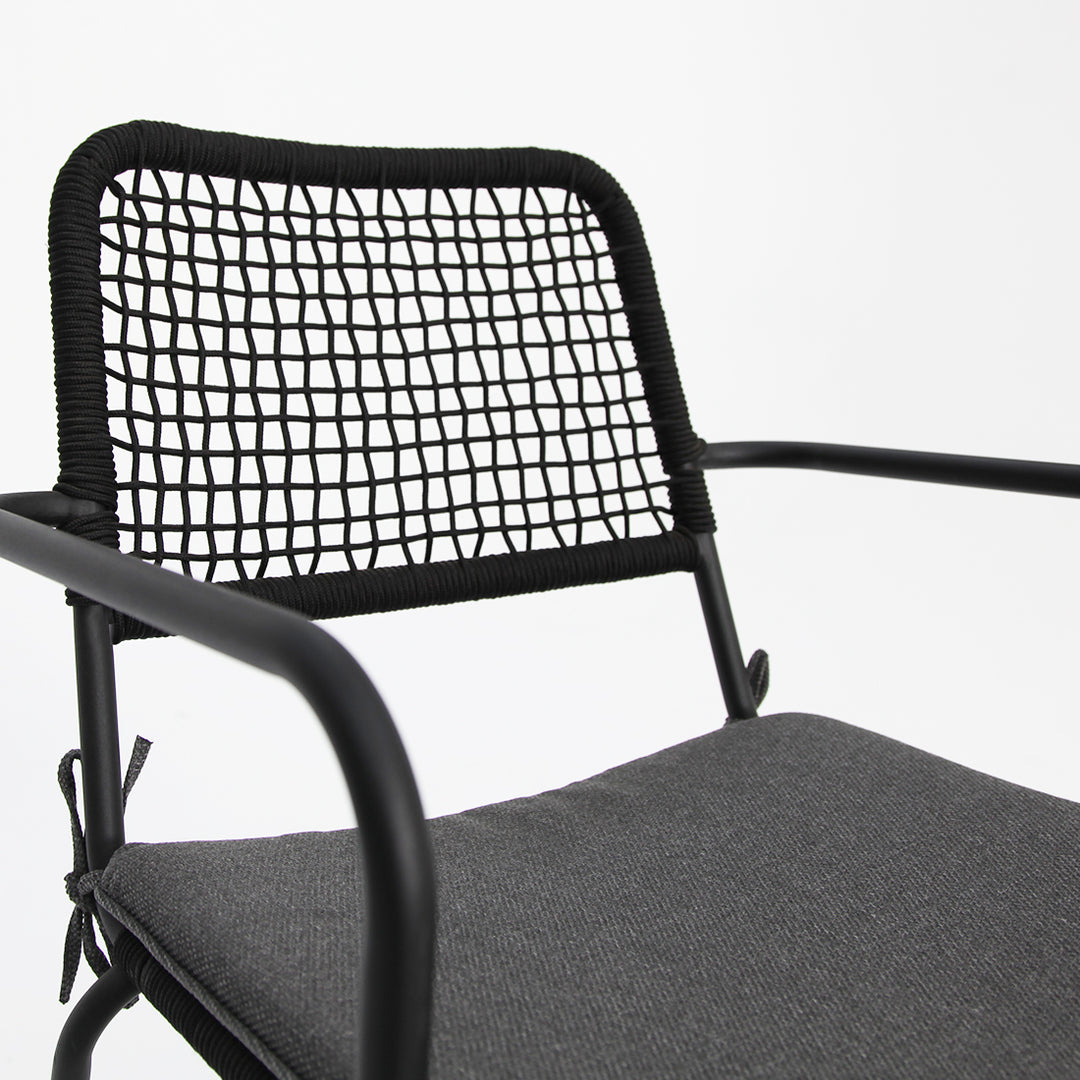 Dallas Bahamas 7pc Dining Setting - Black