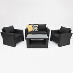 Load image into Gallery viewer, Banksia 211 Lounge Setting - Black Charcoal