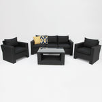 Load image into Gallery viewer, Banksia 311 Lounge Setting - Black Charcoal