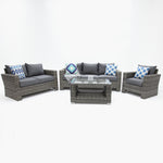 Load image into Gallery viewer, Banksia 321 Lounge Setting - Grey Storm