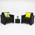 Load image into Gallery viewer, Banksia 11CT Lounge Setting Black