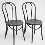 Load image into Gallery viewer, Bentwood Chair 2pc - Matte Black