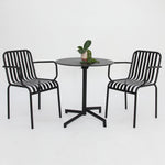 Load image into Gallery viewer, Bistro 3pc Cafe Dining Setting - Black