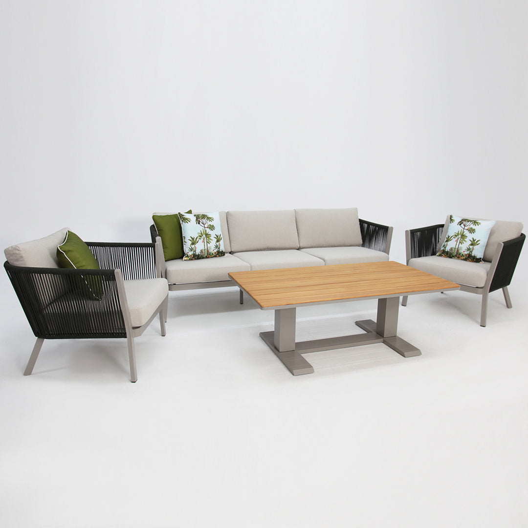 Blass 4pc Lounge Setting - Khaki