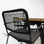 Load image into Gallery viewer, Bosco Bahamas 9pc Dining Setting - Black