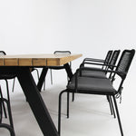 Load image into Gallery viewer, Bosco Bahamas 9pc Dining Setting - Black