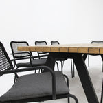 Load image into Gallery viewer, Bosco Bahamas 9pc Dining Setting - Black