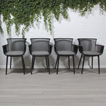 Load image into Gallery viewer, Canela Dining Chair Set of 4 - Black