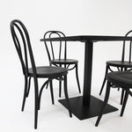 Load image into Gallery viewer, Cannes Bentwood 5pc Cafe Dining Setting - Black