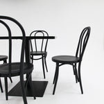 Load image into Gallery viewer, Cannes Bentwood 5pc Cafe Dining Setting - Black
