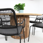 Load image into Gallery viewer, Carella Bahamas 7pc Dining Setting - Black