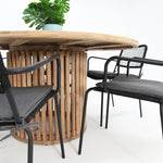 Load image into Gallery viewer, Carella Bahamas 7pc Dining Setting - Black