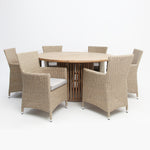 Load image into Gallery viewer, Carella Amani 7pc Dining Setting - Driftwood