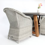 Load image into Gallery viewer, Charlotte Portland 9pc Dining Setting - Grey