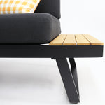 Load image into Gallery viewer, Charlton Corner Lounge Setting - Black