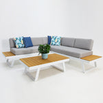 Load image into Gallery viewer, Charlton Corner Lounge Setting - White