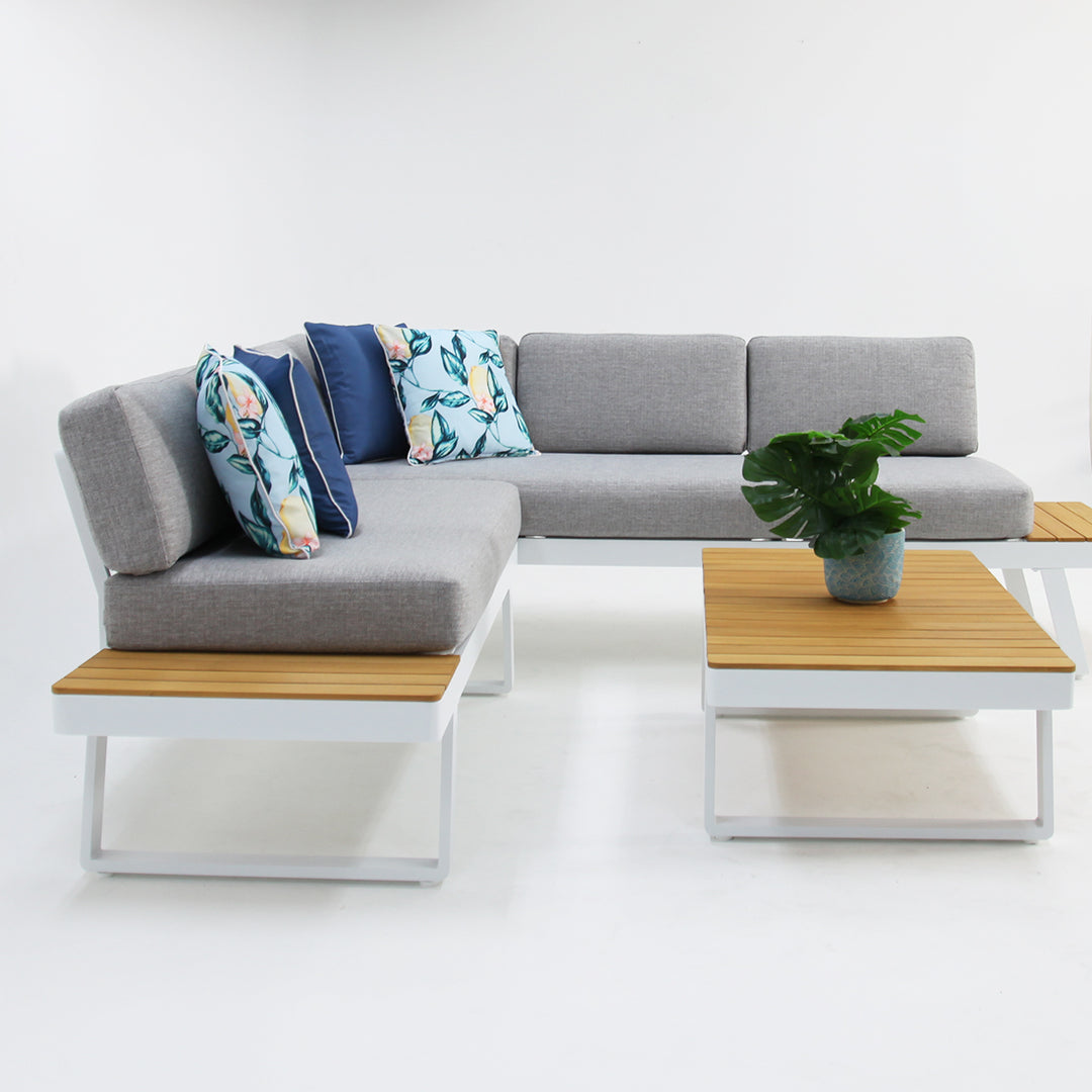 Charlton Corner Lounge Setting - White