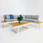 Load image into Gallery viewer, Charlton Corner Lounge Setting - White