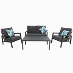 Load image into Gallery viewer, Consuela 4pc Lounge Setting - Anthracite