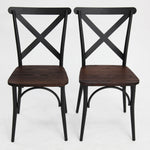Load image into Gallery viewer, Crossback Elm Chair x2