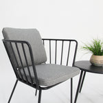 Load image into Gallery viewer, Daisy 3pc Balcony Setting - Grey