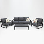 Load image into Gallery viewer, Dallas 311CT Lounge Setting - Black