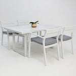 Load image into Gallery viewer, Dallas 5pc Dining Setting - White