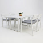 Load image into Gallery viewer, Dallas 5pc Dining Setting - White