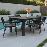 Load image into Gallery viewer, Dallas Bahamas 7pc Dining Setting - Black