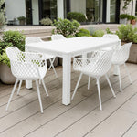 Load image into Gallery viewer, Dallas Java 7pc Dining Setting - White