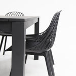 Load image into Gallery viewer, Dallas Persia 7pc Dining Setting - Black